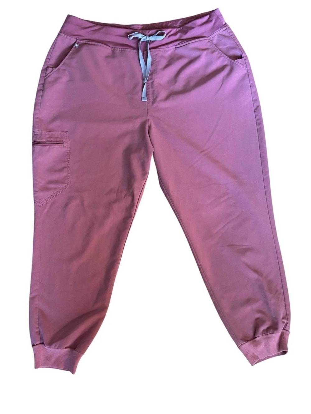 Figs Zamora Women's Size XXL Petite Mauve Jogger Scrub Pants
